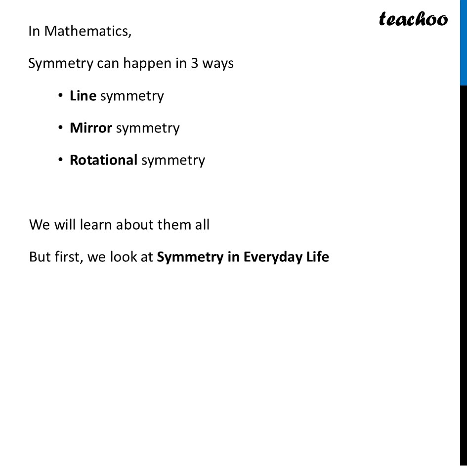 part 5 - Symmetry - Definition - Chapter 9 Class 6 - Symmetry (Ganita Prakash) - Class 6 (Ganita Prakash & Old NCERT)