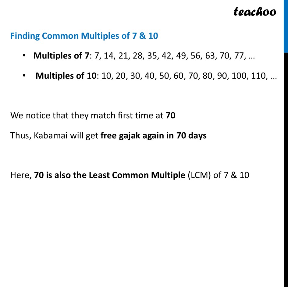 part 2 - Question 1 - Page 55 - Least, but not Last! - Chapter 3 Class 7 - Finding Common Ground (Ganita Prakash II) - Class 7 (Ganita Prakash 1, 2 & old NCERT)