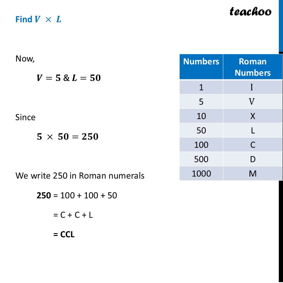 part 2 - Multiplying Roman Numerals - Roman Numerals - Chapter 3 Class 8 - A Story of Numbers (Ganita Prakash) - Class 8 (Ganita Prakash & Old NCERT)