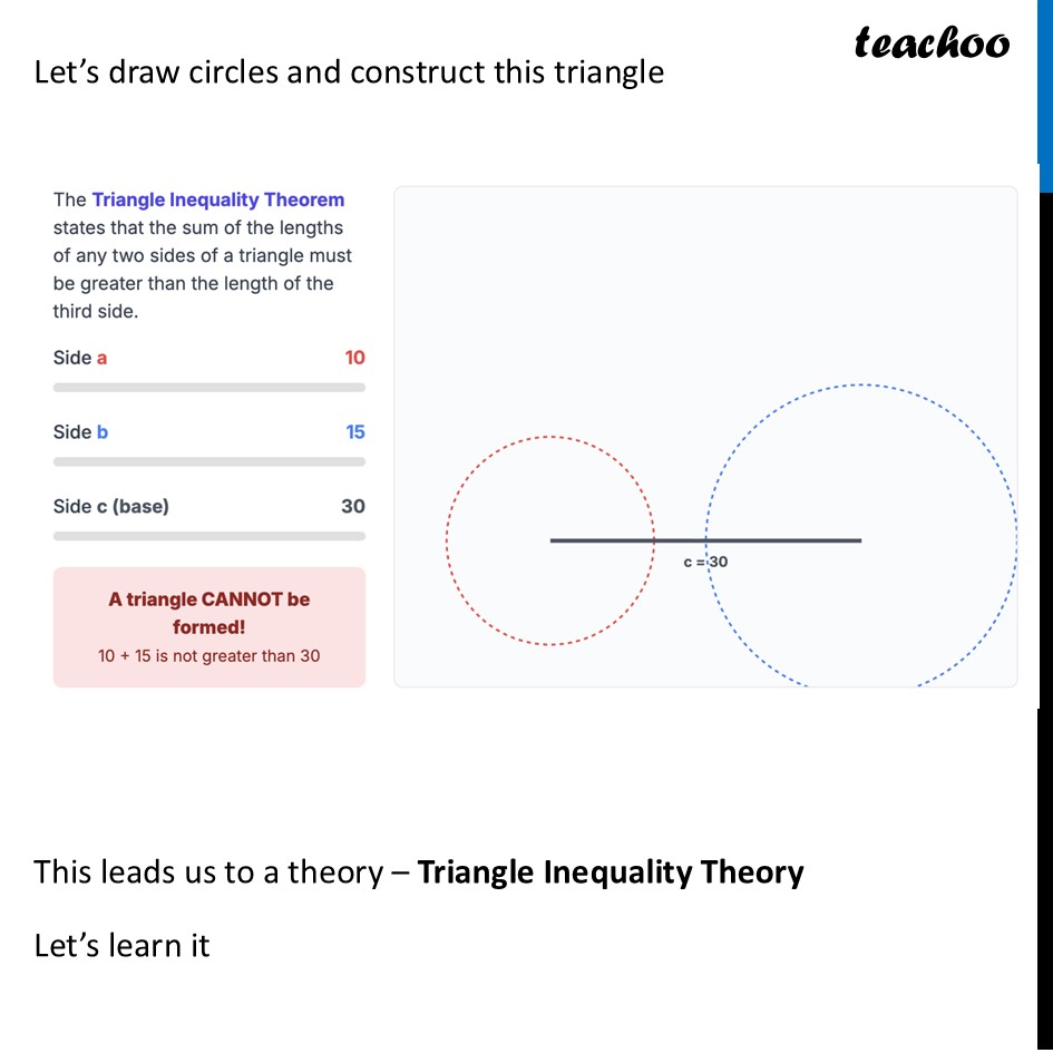 part 4 - Are Triangles Possible for any Lengths? - Are Triangles Possible for any Lengths? - Chapter 7 Class 7 - A tale of three Intersecting Lines (Ganit Prakash) - Class 7 (Ganita Prakash 1, 2 & old NCERT)