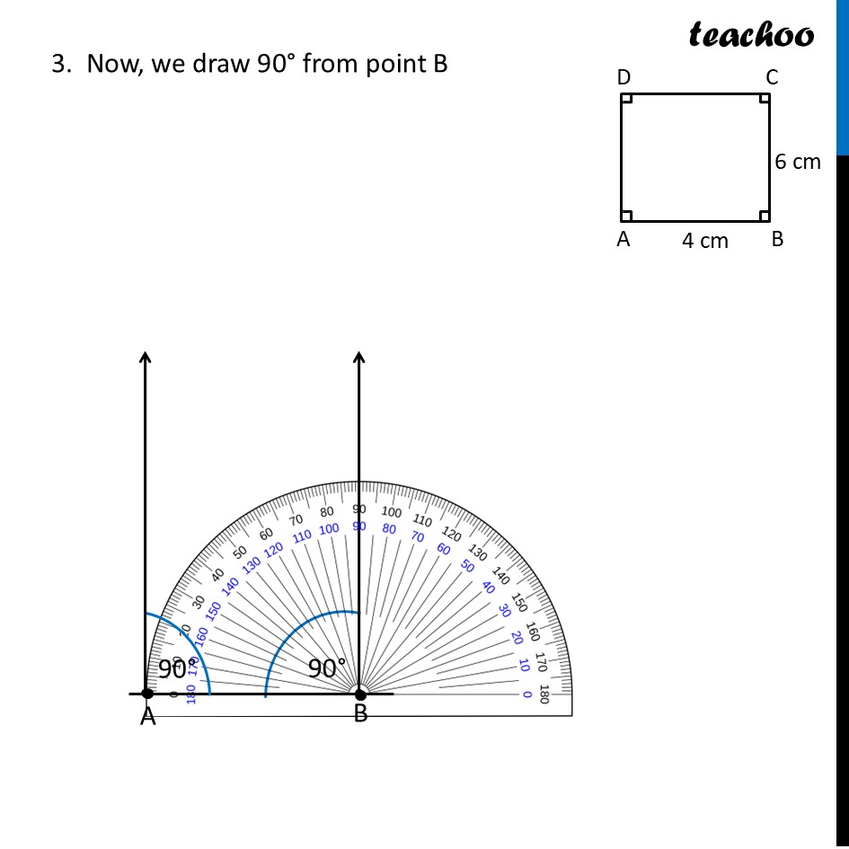 part 4 - Question 1 - Page 197 - Constructing Squares & Rectangles - Chapter 8 Class 6 - Playing with Constructions (Ganita Prakash) - Class 6 (Ganita Prakash & Old NCERT)
