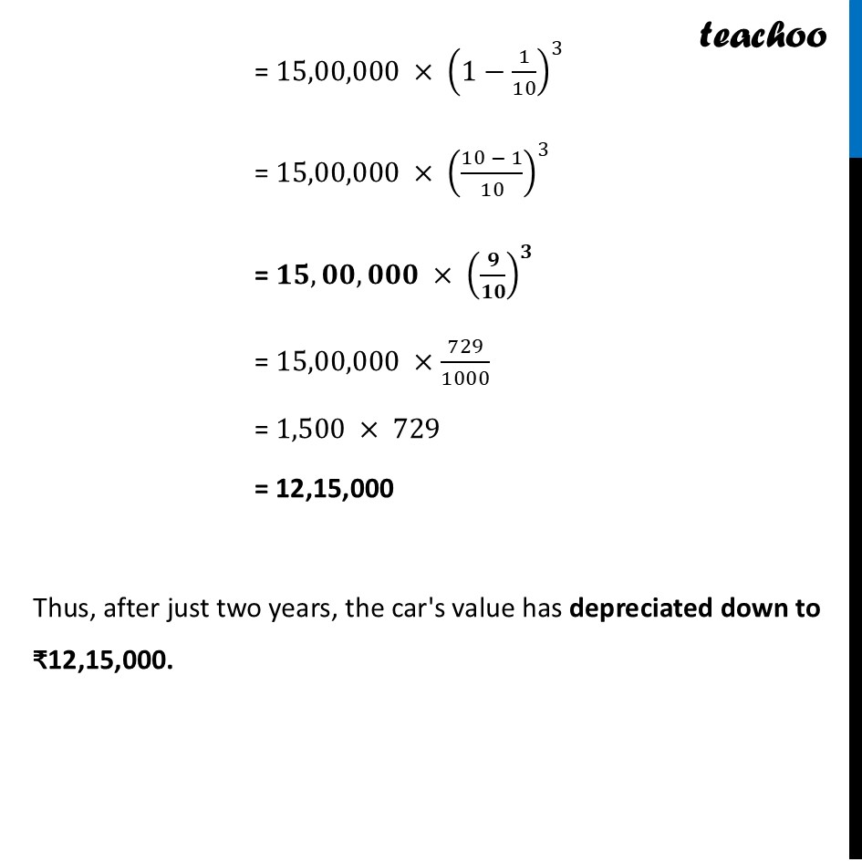 part 4 - Depreciation - Depreciation - Chapter 1 Class 8 - Fractions in Disguise (Ganita Prakash II) - Class 8 (Ganita Prakash - 1, 2 & Old NCERT)