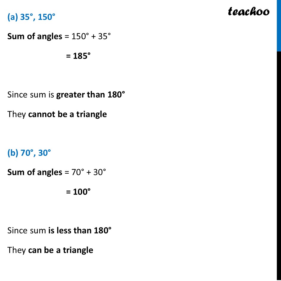part 2 - Question 2 - Figure it out - Page 163 - Do triangles always exist? - Chapter 7 Class 7 - A tale of three Intersecting Lines (Ganit Prakash) - Class 7 (Ganita Prakash 1, 2 & old NCERT)