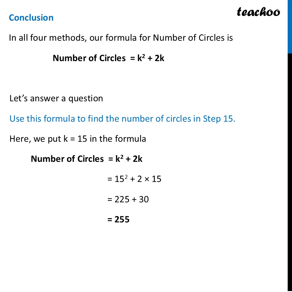 part 6 - Pattern with Black Circles - This Way or That Way, All Ways Lead to the Bay - Chapter 6 Class 8 - We Distribute yet things Multiply (Ganita Prakash) - Class 8 (Ganita Prakash - 1, 2 & Old NCERT)