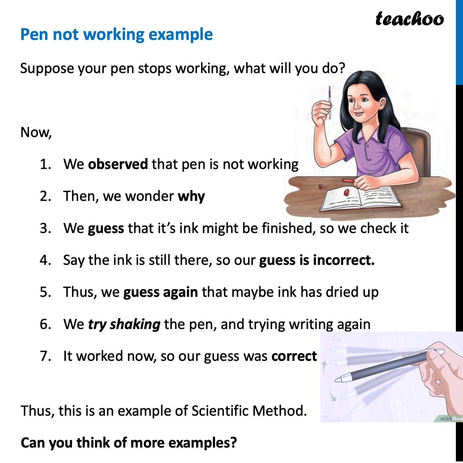 part 5 - Scientific Method - Scientific Method - Chapter 1 Class 6 - The Wonderful World of Science (Curiosity) - Class 6