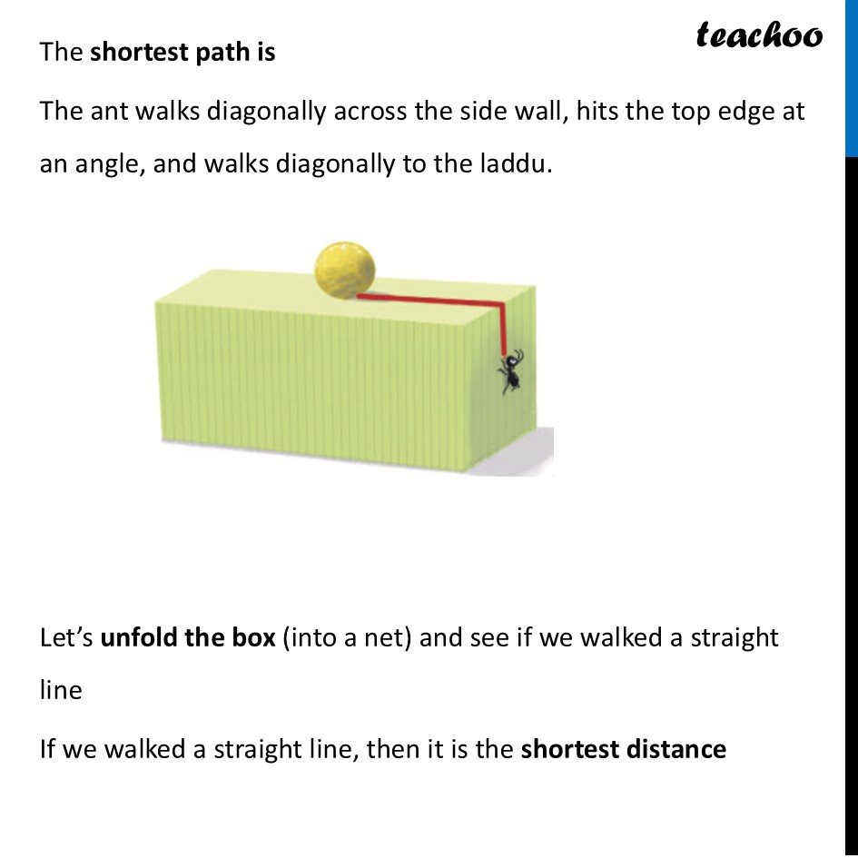 part 2 - Shortest Paths on a Cube - Shortest Paths on a Cube - Chapter 4 Class 8 - Exploring Some Geometric Themes (Ganita Prakash II - Class 8 (Ganita Prakash - 1, 2 & Old NCERT)