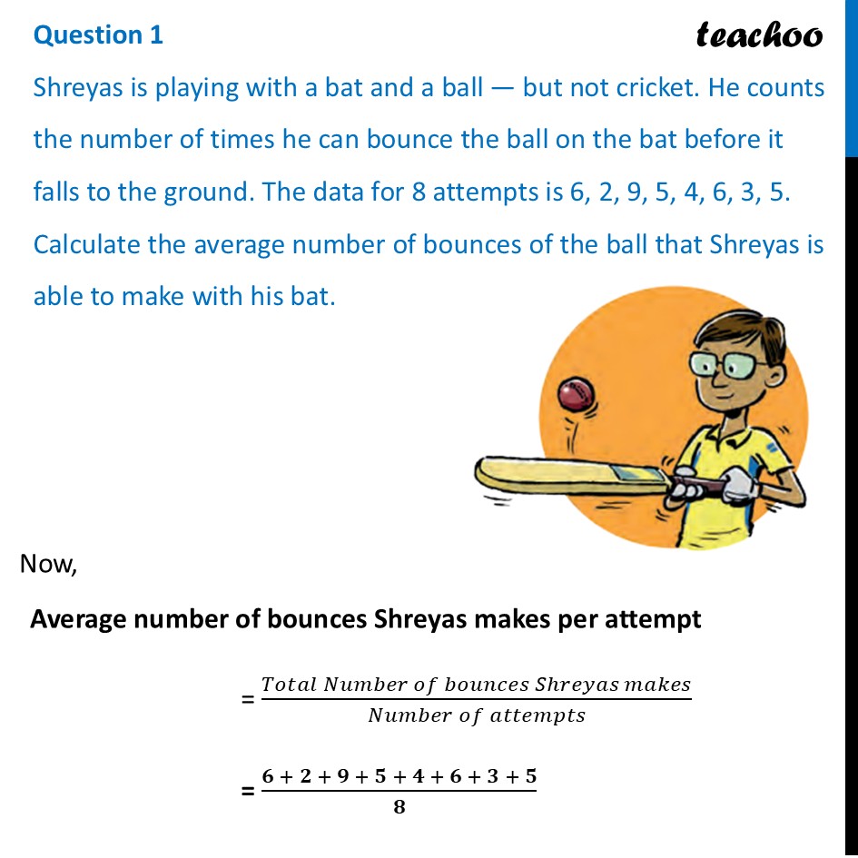 Shreyas is playing with a bat and a ball — but not cricket. He counts - Figure it out - Page 101