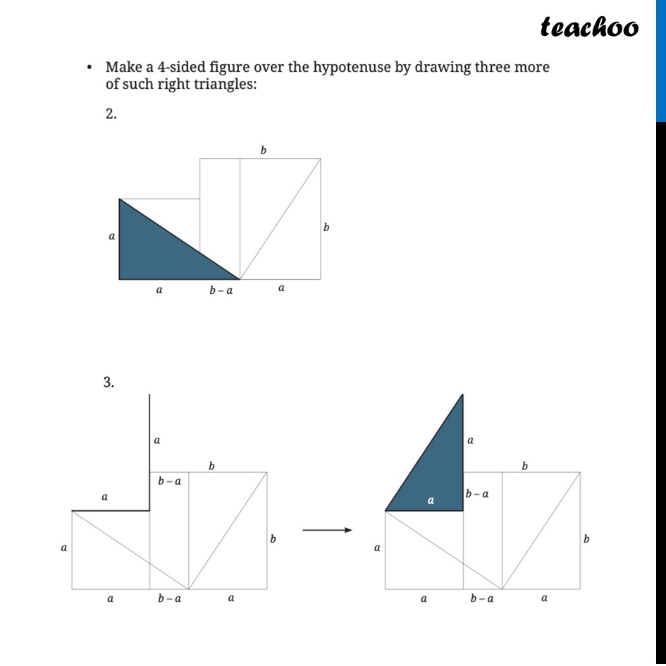 part 3 - Proof of Baudhāyana’s method - Combining Two squares - Chapter 2 Class 8 - The Baudhayana-Pythagoras Theorem (Ganita Part 2) - Class 8 (Ganita Prakash - 1, 2 & Old NCERT)