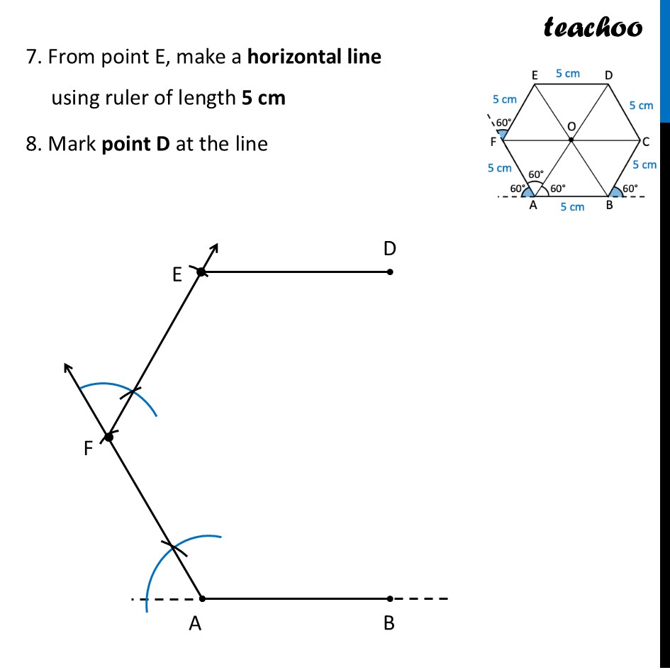 part 6 - Constructing Regular Hexagons - Constructing Regular Hexagon, Angle 60° and 6-pointed Star - Chapter 6 Class 7 - Constructions and Tilings (Ganita Prakash II) - Class 7 (Ganita Prakash 1, 2 & old NCERT)