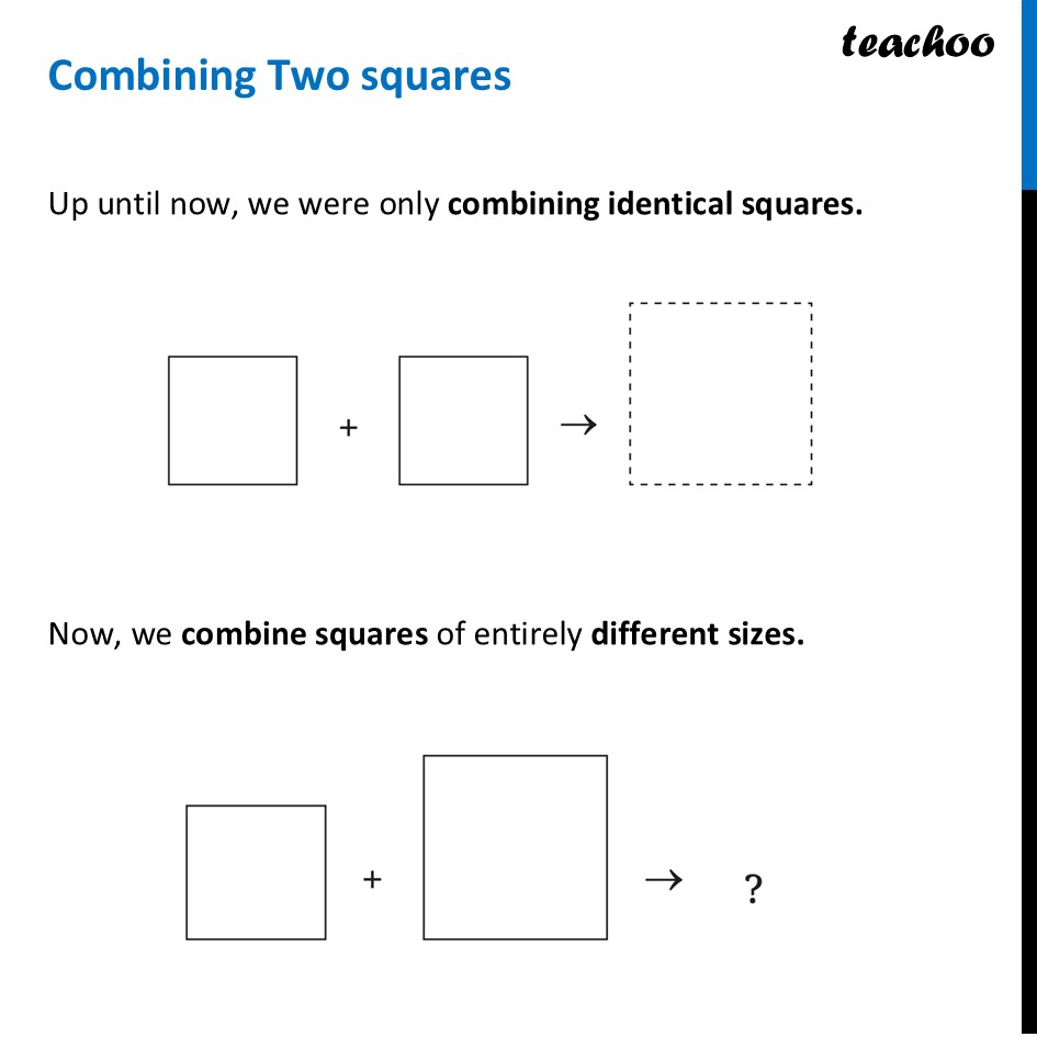 Combining Two squares - Trick with Questions [Class 8 Ganita Prakash] - Combining Two squares