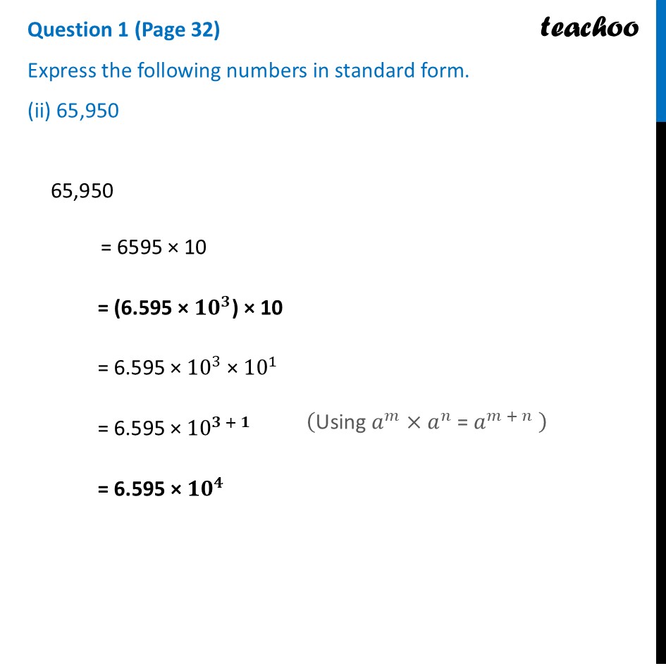 part 2 - Question 1 (Page 32) - Scientific Notation - Chapter 2 Class 8 - Power Play (Ganita Prakash) - Class 8 (Ganita Prakash & Old NCERT)