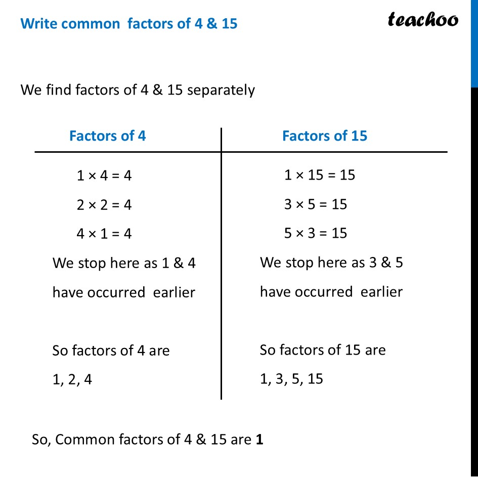 part 2 - Common Factors - Common Factors - Chapter 5 Class 6 - Prime Time (Ganita Prakash) - Class 6 (Ganita Prakash & Old NCERT)