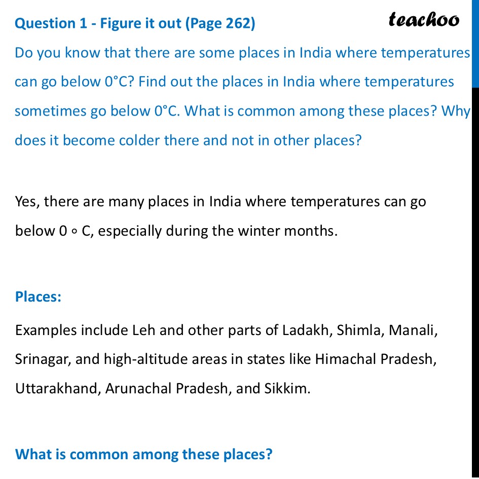 Do you know that there are some places in India where temperatures - Temperature