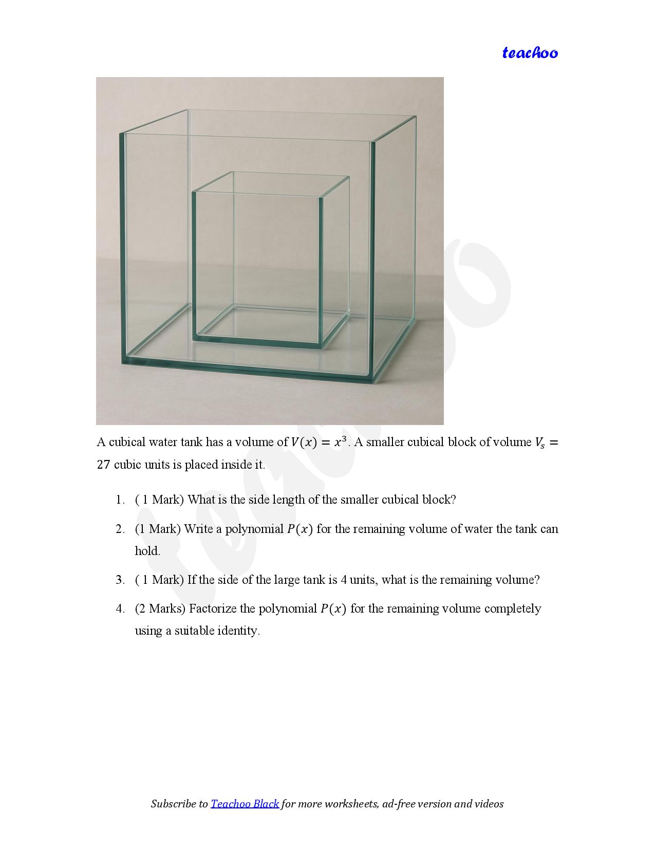 part 3 - Case Based Questions - Worksheet 2 - Teachoo Questions - Case Based - Serial order wise - Chapter 2 Class 9 Polynomials