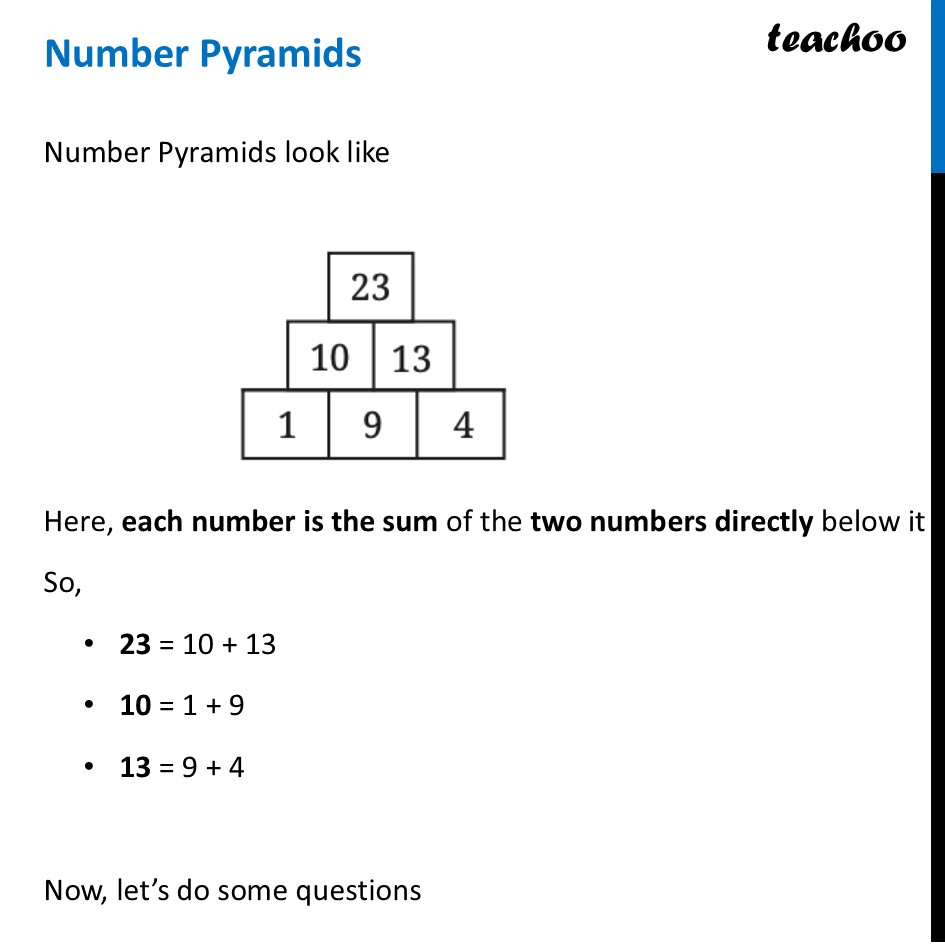 Number Pyramids - Chapter 6 Class 8 Ganita Prakash Part 2 [Teachoo] - Number Pyramids