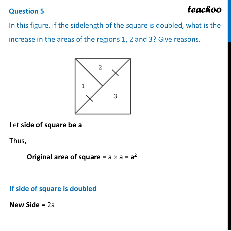 In this figure, if the sidelength of the square is doubled, what is - Figure it out - Page 150-152