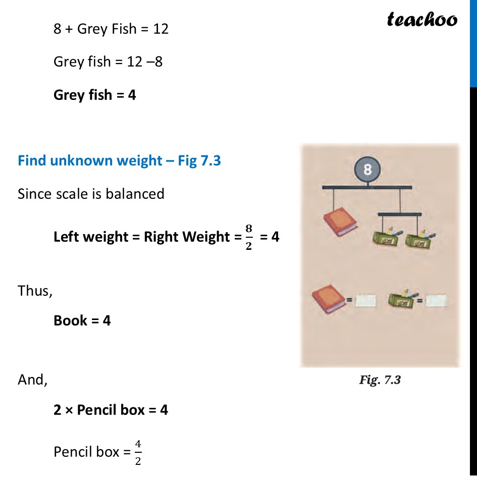 part 4 - Unknown Weights - Unknown Weights - Chapter 7 Class 7 - Finding the Unknown (Ganita Prakash II) - Class 7 (Ganita Prakash 1, 2 & old NCERT)