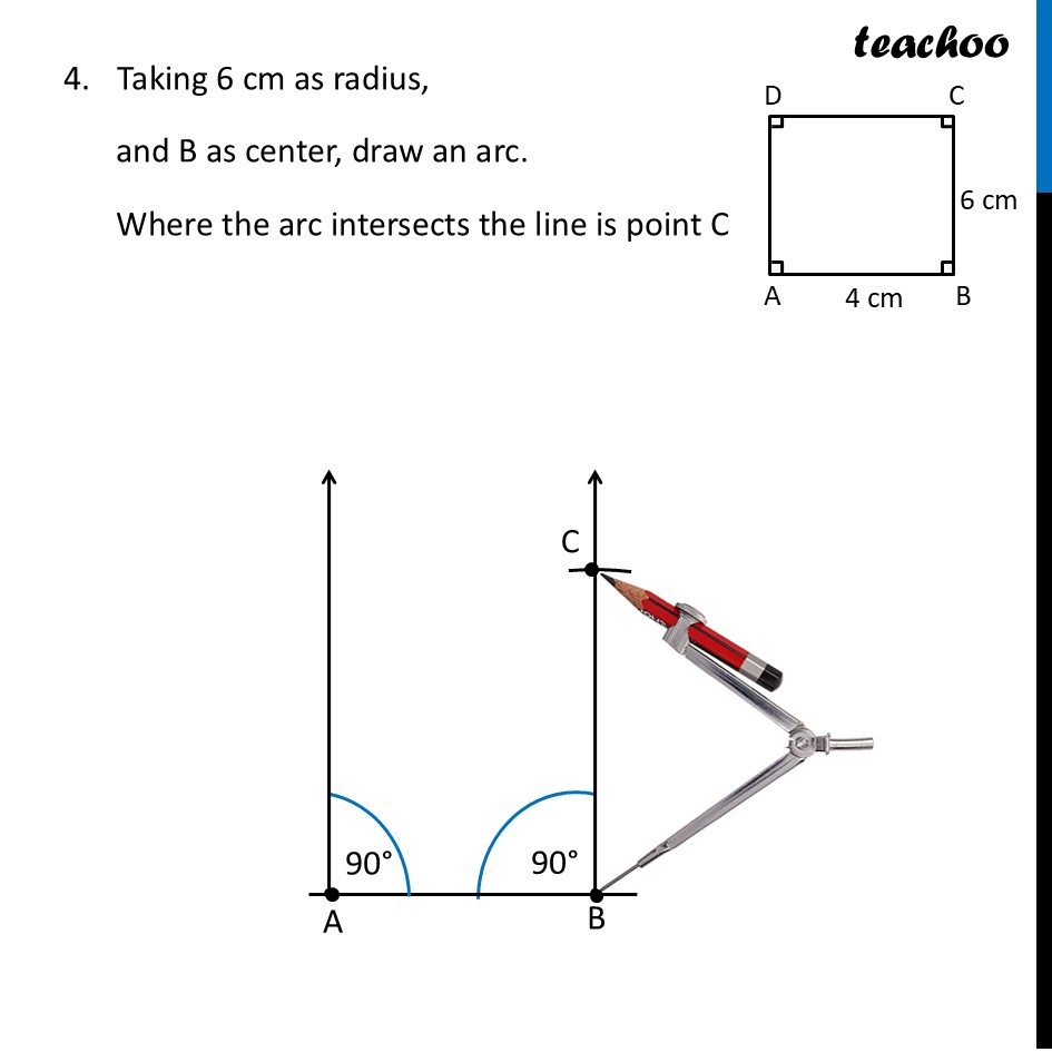 part 5 - Question 1 - Page 197 - Constructing Squares & Rectangles - Chapter 8 Class 6 - Playing with Constructions (Ganita Prakash) - Class 6 (Ganita Prakash & Old NCERT)
