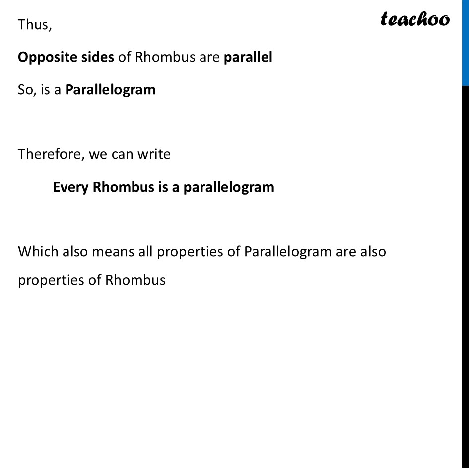 part 6 - Deduction 9 - What can we say about the angles in a rhombus? - Rhombus - Chapter 4 Class 8 - Quadrilaterals (Ganita Prakash) - Class 8 (Ganita Prakash & Old NCERT)