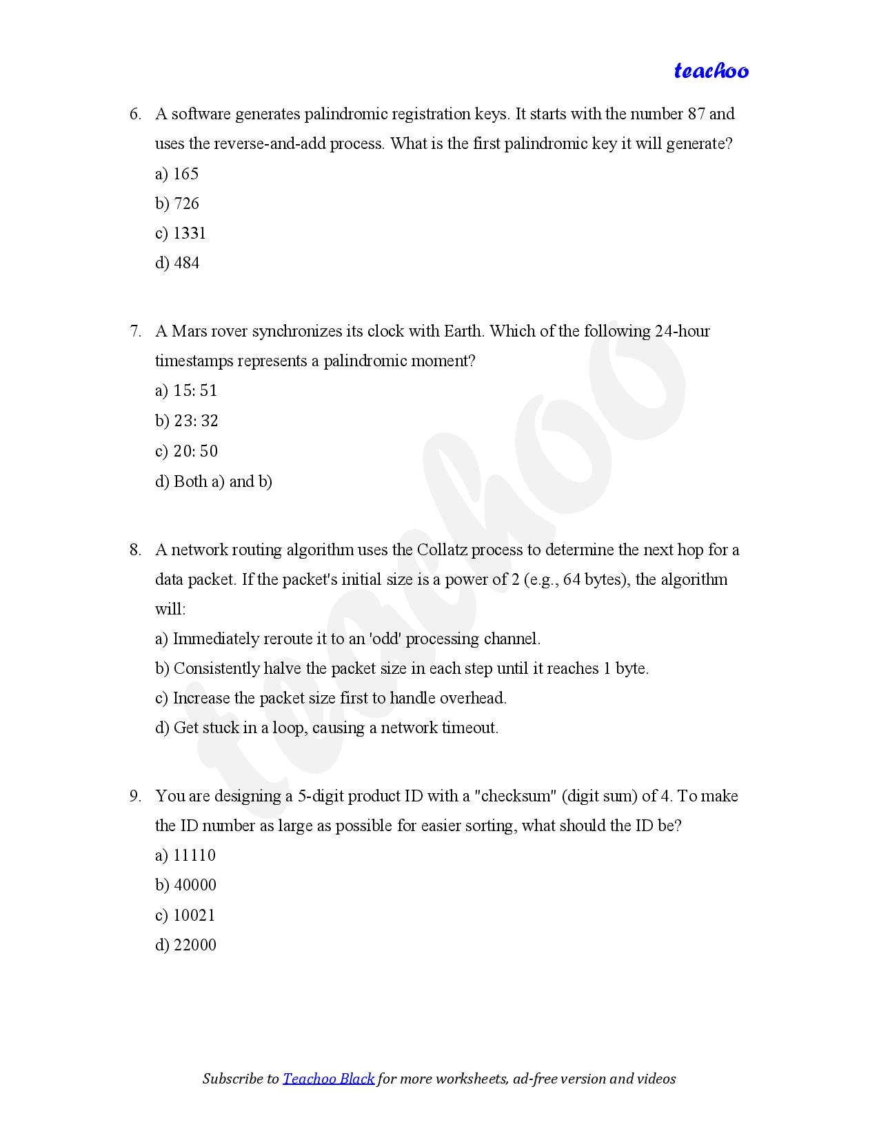 part 3 - MCQ - Worksheet 1 - Teachoo Questions - MCQs - Chapter 3 Class 6 - Number Play (Ganita Prakash) - Class 6 (Ganita Prakash & Old NCERT)