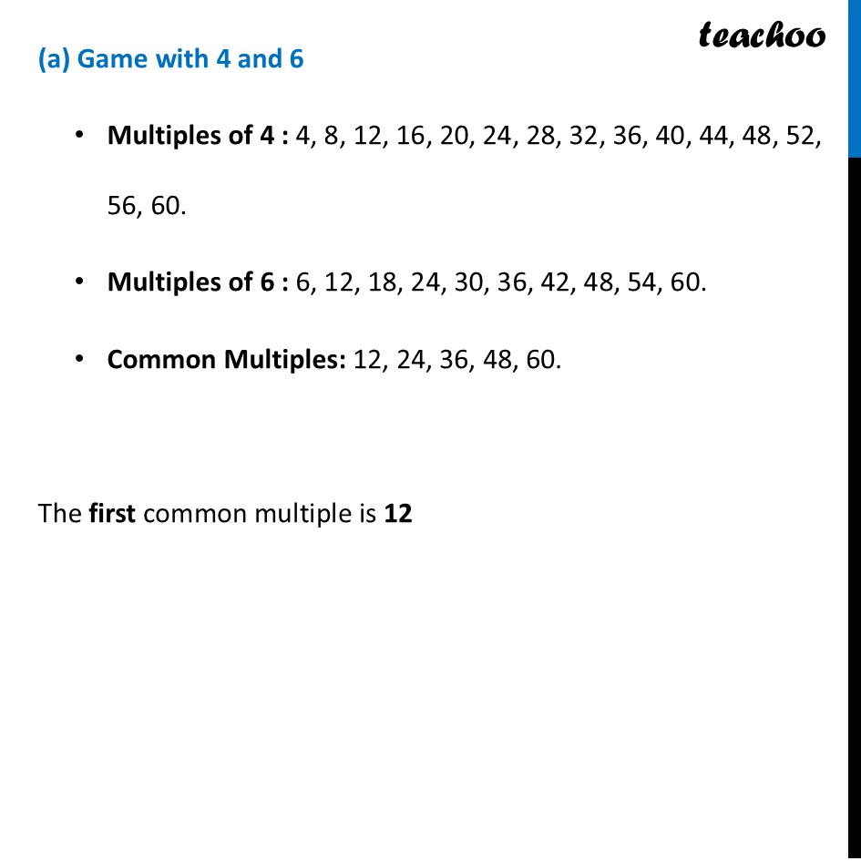part 4 - Question 1 - Page 56 - Least, but not Last! - Chapter 3 Class 7 - Finding Common Ground (Ganita Prakash II) - Class 7 (Ganita Prakash 1, 2 & old NCERT)