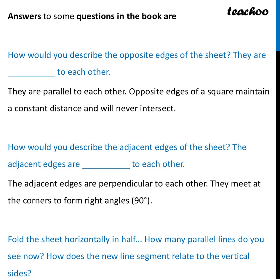 part 2 - Parallel and Perpendicular lines in Paper Folding - Parallel and Perpendicular lines in Paper Folding - Chapter 5 Class 7 - Parallel and Intersecting Lines (Ganita Prakash) - Class 7 (Ganita Prakash & Old NCERT)