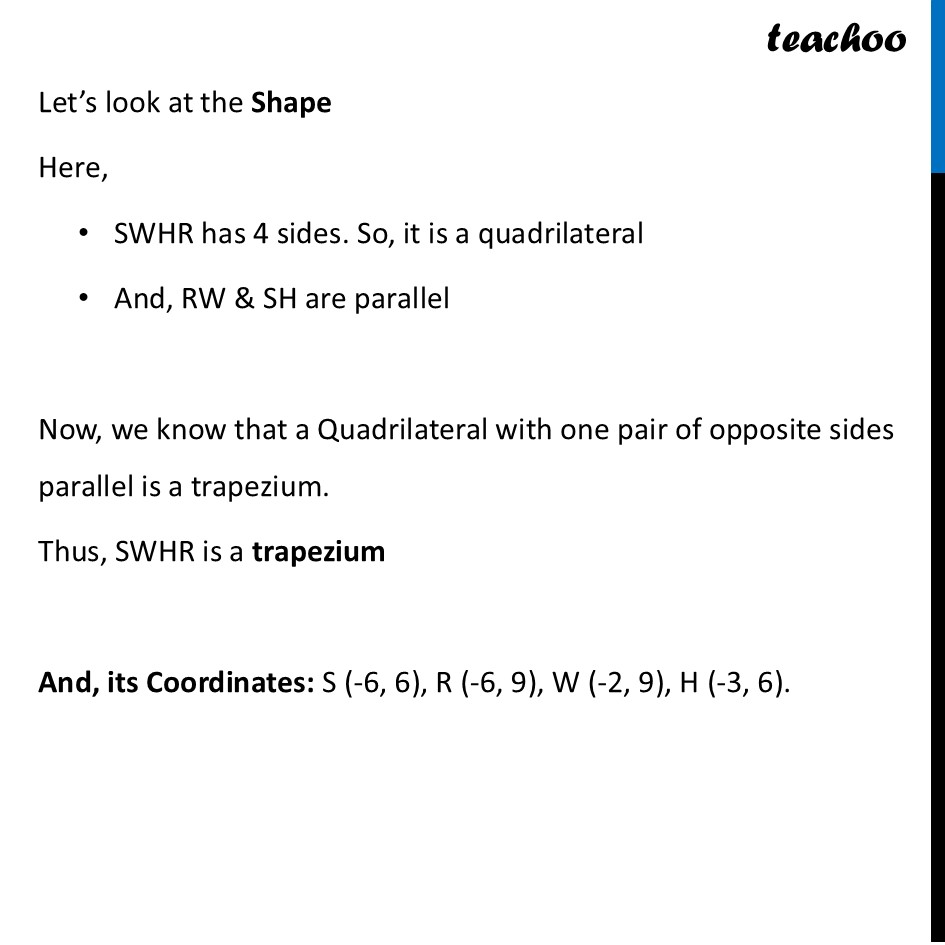 part 4 - Ex 1.2, 3 - Exercise Set 1.2 - Chapter 1 Class 9 - Orienting Yourself: The Use of Coordinates (Ganita - Class 9