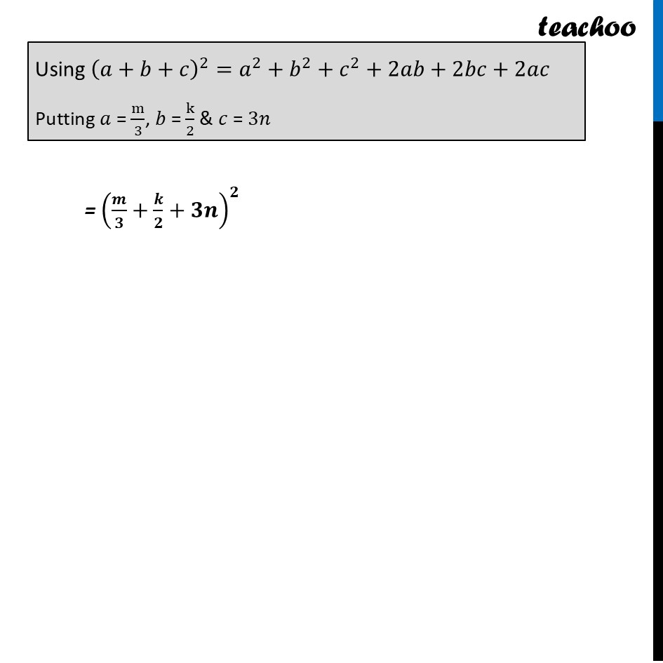 part 6 - Ex 4.3, 2 - Exercise Set 4.3 - Chapter 4 Class 9 - Exploring Algebraic Identities (Ganita Manjari I) - Class 9