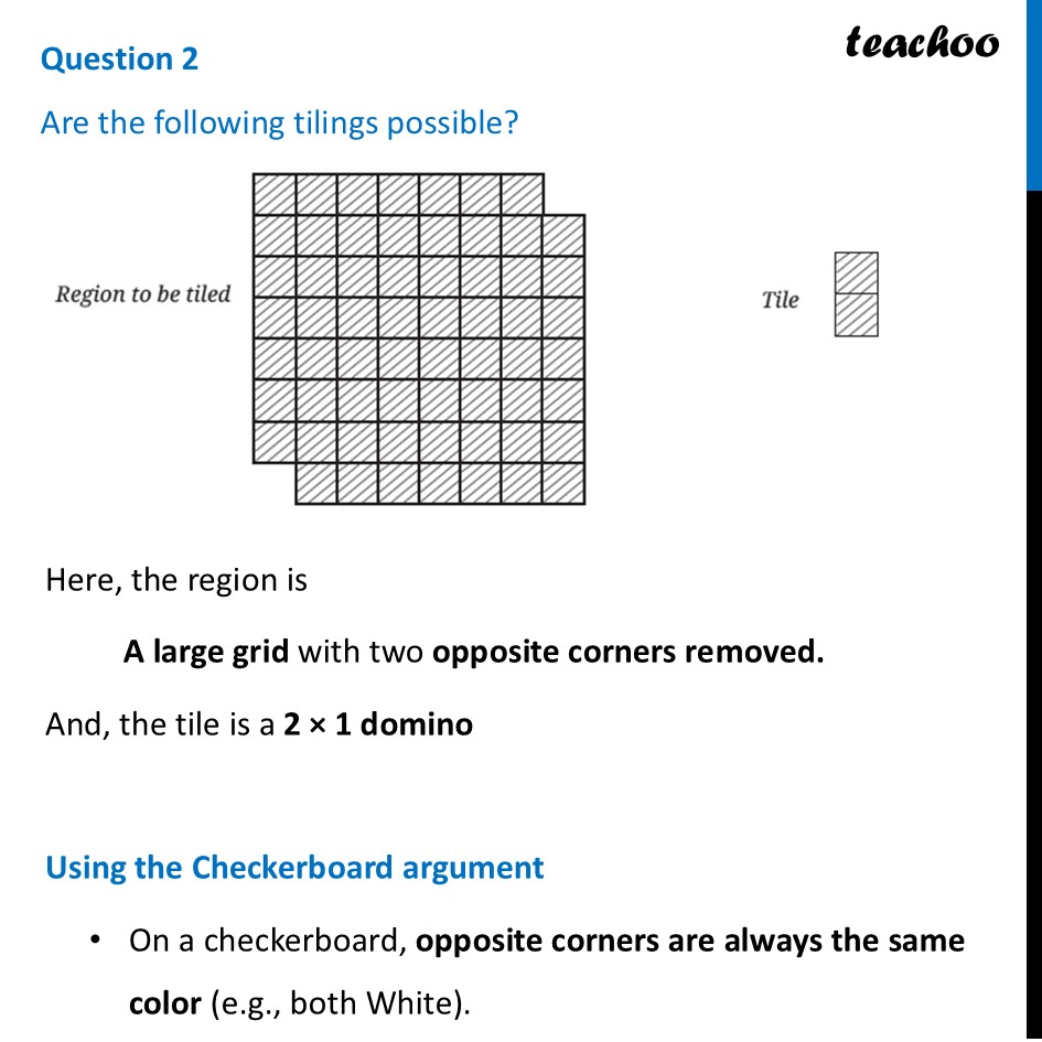 [Class 7 Maths] Are the following tilings possible? - Ganita Prakash - Figure it out - Page 160