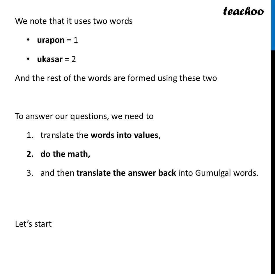 part 2 - Question 2 - Figure it out - Page 60, 61 - Chapter 3 Class 8 - A Story of Numbers (Ganita Prakash) - Class 8 (Ganita Prakash & Old NCERT)