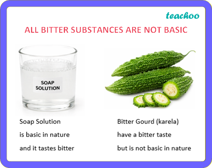 Are all bitter things basic? - Exploring Substances: - [Teachoo] - Concepts