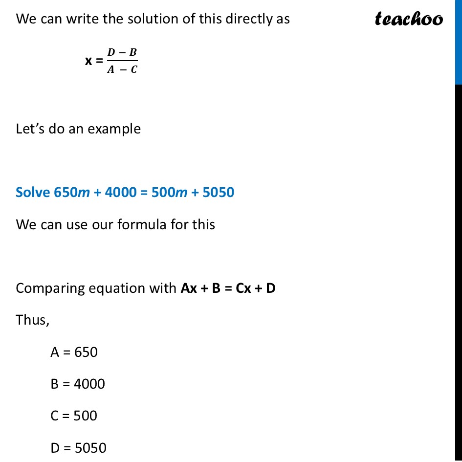 part 2 - The "Magic Formula" for Linear Equations - The "Magic Formula" for Linear Equations - Chapter 7 Class 7 - Finding the Unknown (Ganita Prakash II) - Class 7 (Ganita Prakash 1, 2 & old NCERT)