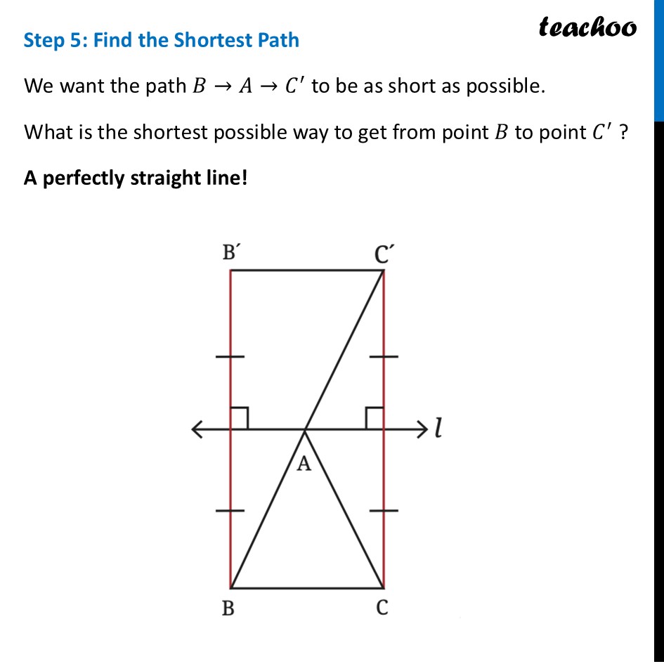 part 5 - Building Triangle between Parallel Lines with Smallest Perimeter - Triangles between Parallel Lines with a Common Base - Chapter 7 Class 8 - Area (Ganita Prakash II) - Class 8 (Ganita Prakash - 1, 2 & Old NCERT)