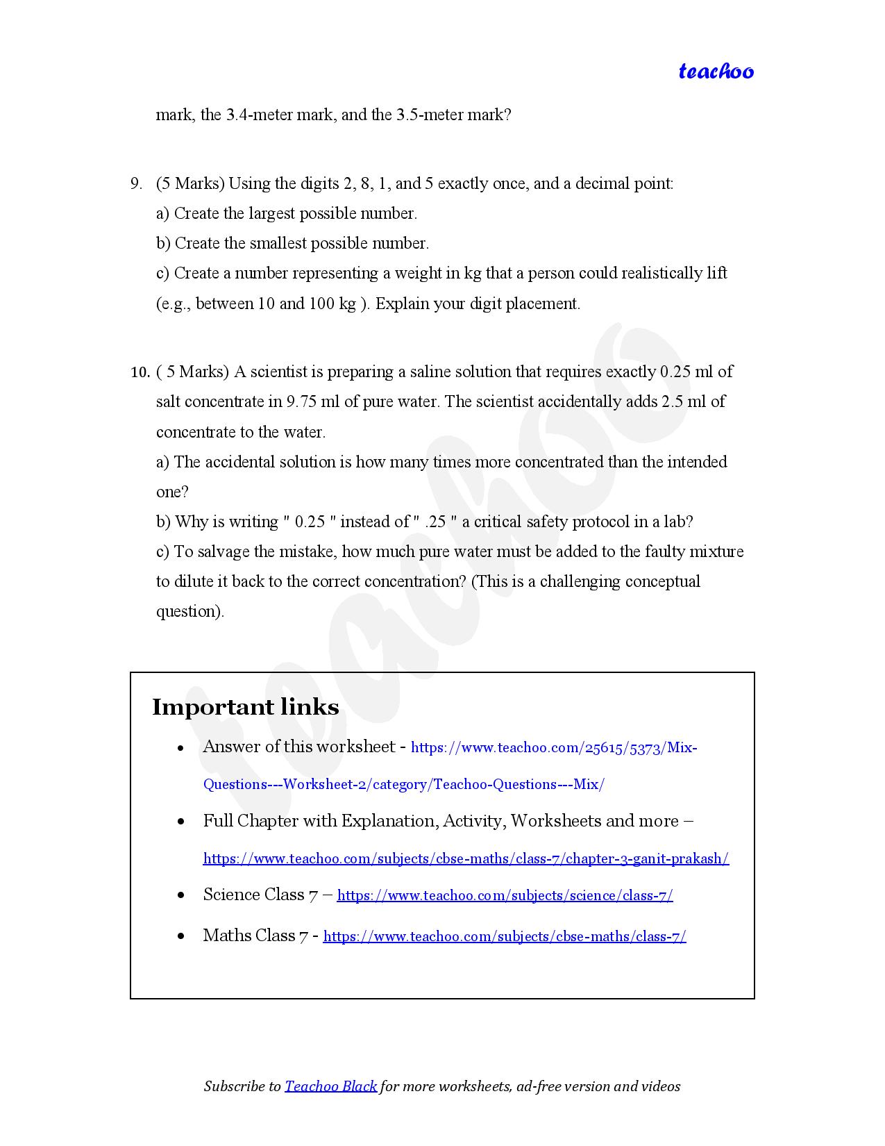 part 3 - Mix Questions - Worksheet 2 - Teachoo Questions - Mix - Chapter 3 Class 7 - A peek beyond the Point (Ganita Prakash) - Class 7 (Ganita Prakash 1, 2 & old NCERT)