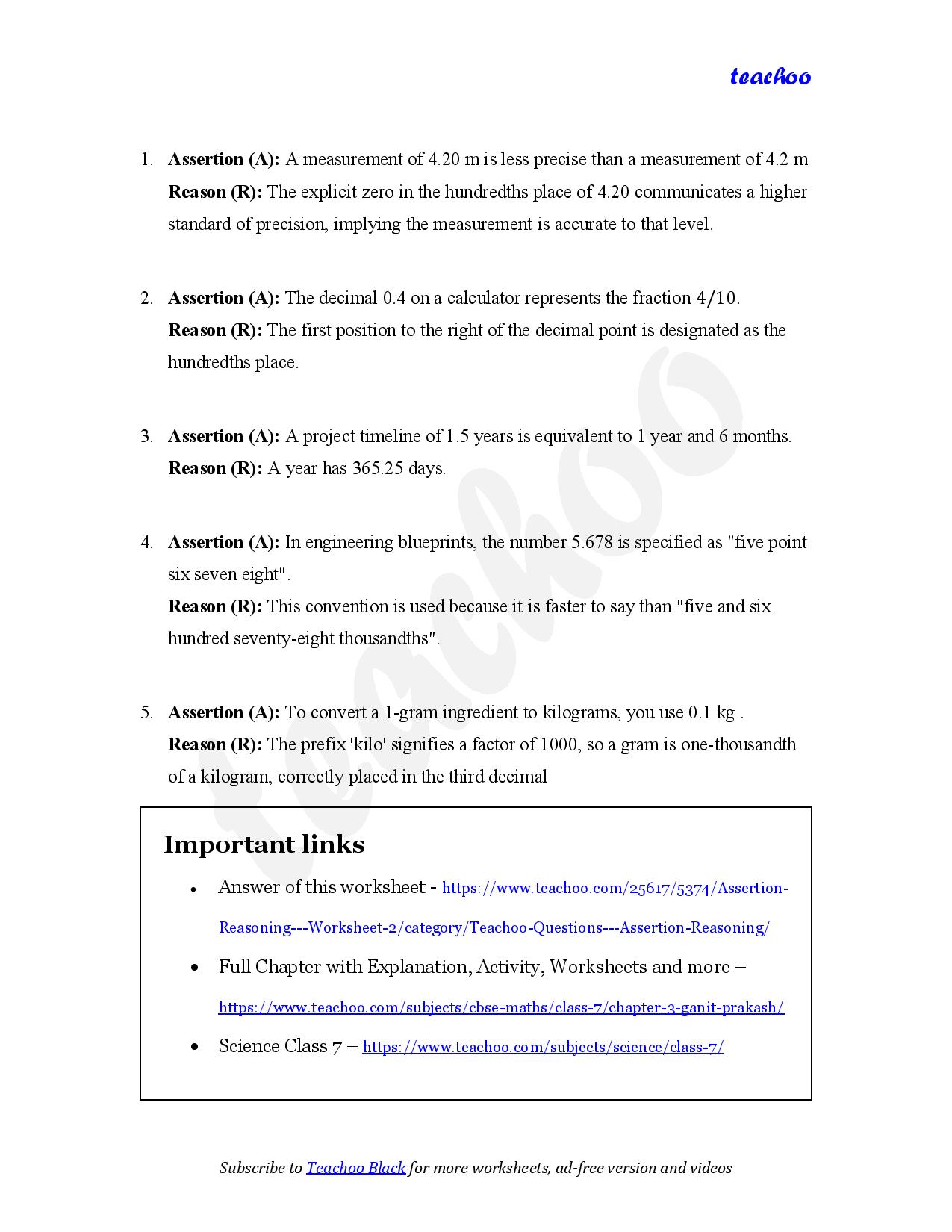 part 2 - Assertion Reasoning - Worksheet 2 - Teachoo Questions - Assertion Reasoning - Chapter 3 Class 7 - A peek beyond the Point (Ganita Prakash) - Class 7 (Ganita Prakash 1, 2 & old NCERT)