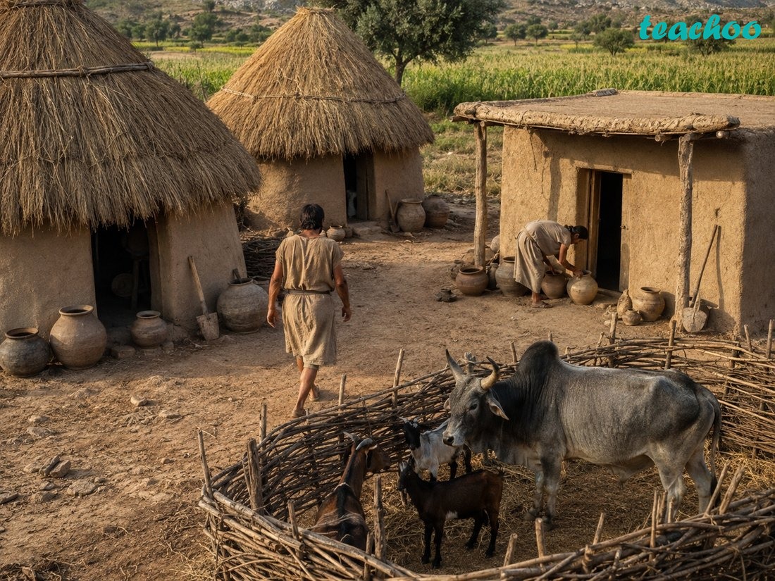 What kind of houses and objects - Early Humans and Begin - [Teachoo] - Concepts