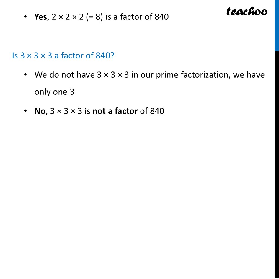 part 2 - Question 1 - Page 51 - Prime Factorisation - Chapter 3 Class 7 - Finding Common Ground (Ganita Prakash II) - Class 7 (Ganita Prakash 1, 2 & old NCERT)