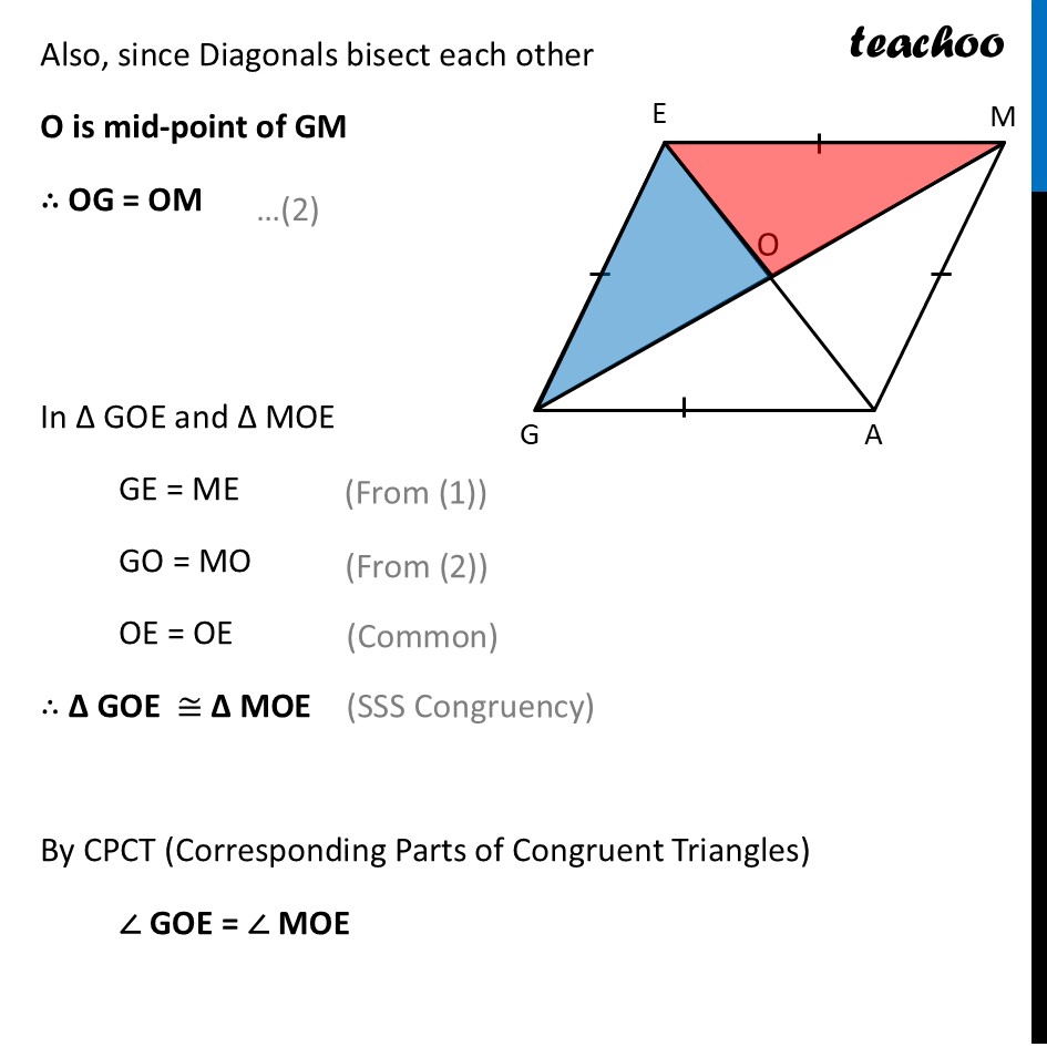 part 2 - Deduction 10 -  What can we say about angles formed by diagonals of Rhombus at point of intersection - Rhombus - Chapter 4 Class 8 - Quadrilaterals (Ganita Prakash) - Class 8 (Ganita Prakash & Old NCERT)