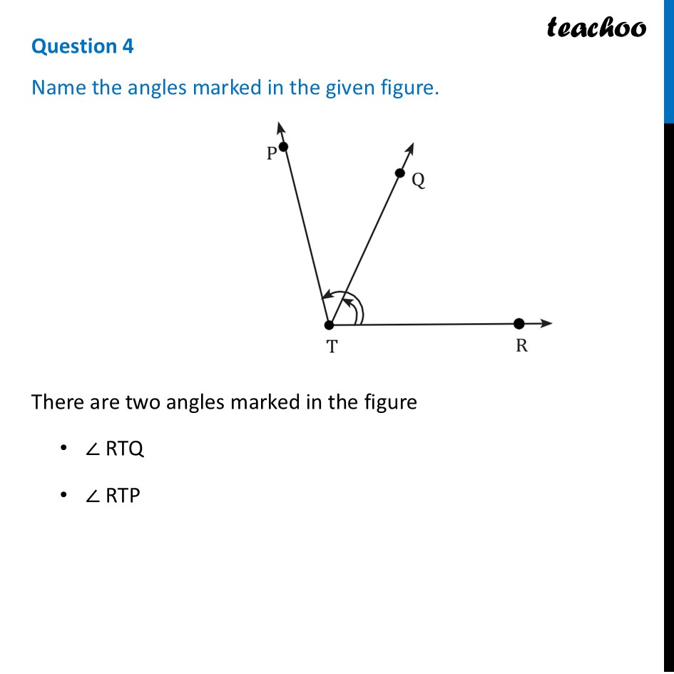 [Ganita Prakash Class 6] Name the angles marked in the given figure - Angles