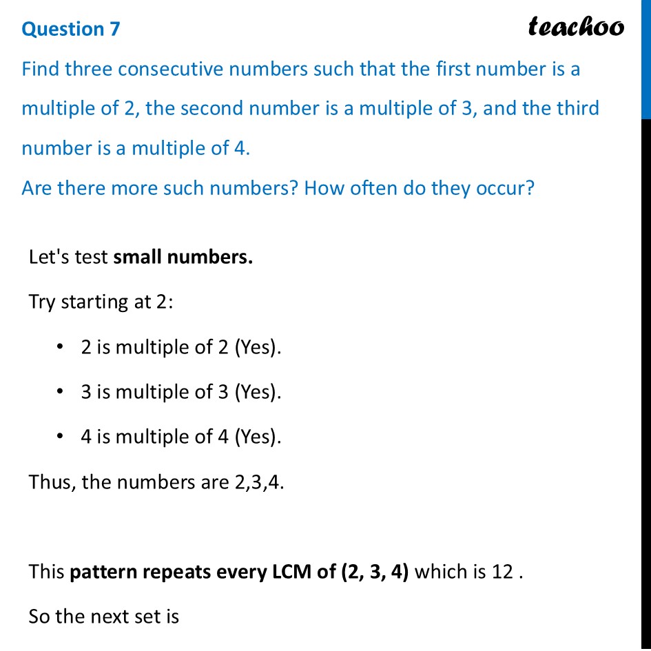 [Class 8] Find three consecutive numbers such that the first number is - Figure it out - Page 132, 133, 134