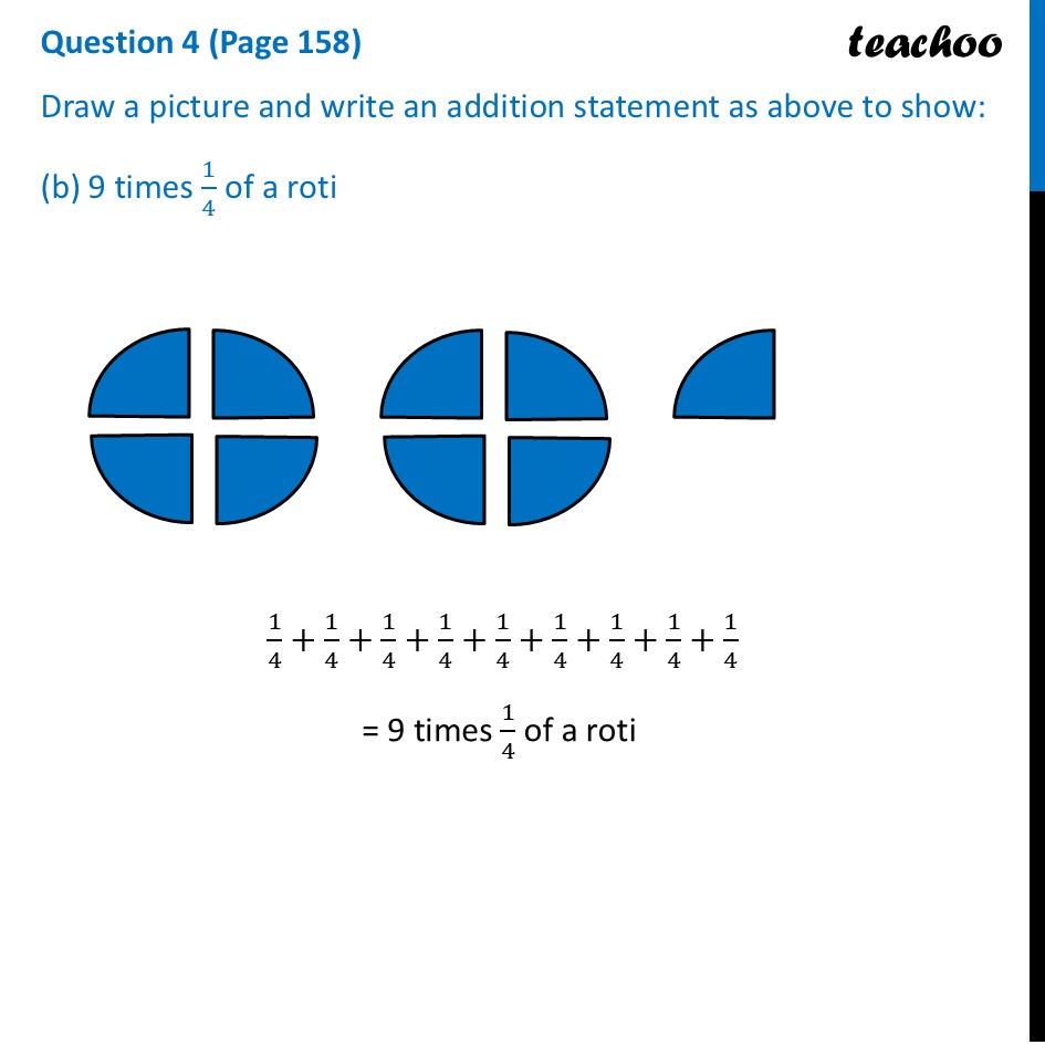 part 3 - Question 4 (Page 158) - Measuring Using Fractional Units - Chapter 7 Class 6 - Fractions (Ganita Prakash) - Class 6 (Ganita Prakash & Old NCERT)
