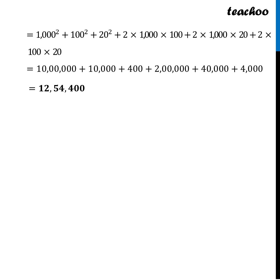 part 12 - Ex 4.3, 1 - Exercise Set 4.3 - Chapter 4 Class 9 - Exploring Algebraic Identities (Ganita Manjari I) - Class 9