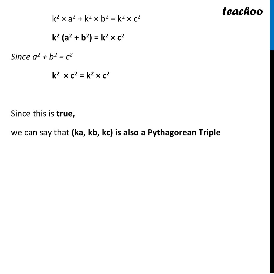 part 2 - Question 1 - Page 49 - Pythagorean triples - Chapter 2 Class 8 - The Baudhayana-Pythagoras Theorem (Ganita Part 2) - Class 8 (Ganita Prakash - 1, 2 & Old NCERT)