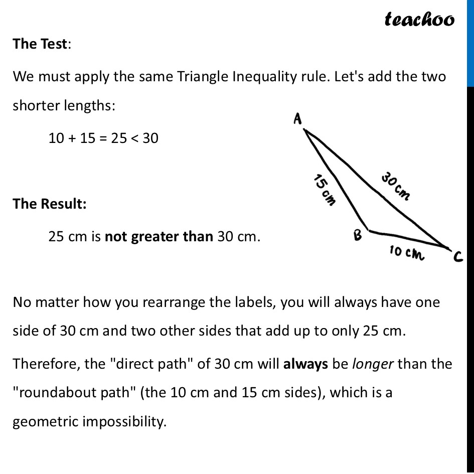 part 2 - Question 2 - Page 153 - Are Triangles Possible for any Lengths? - Chapter 7 Class 7 - A tale of three Intersecting Lines (Ganit Prakash) - Class 7 (Ganita Prakash & Old NCERT)