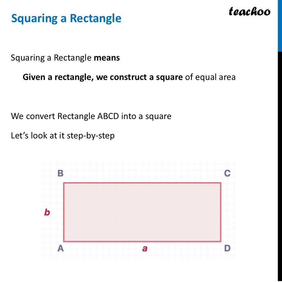 Squaring a Rectangle - Finding Area with Square Units [with Examples] - Squaring a Rectangle