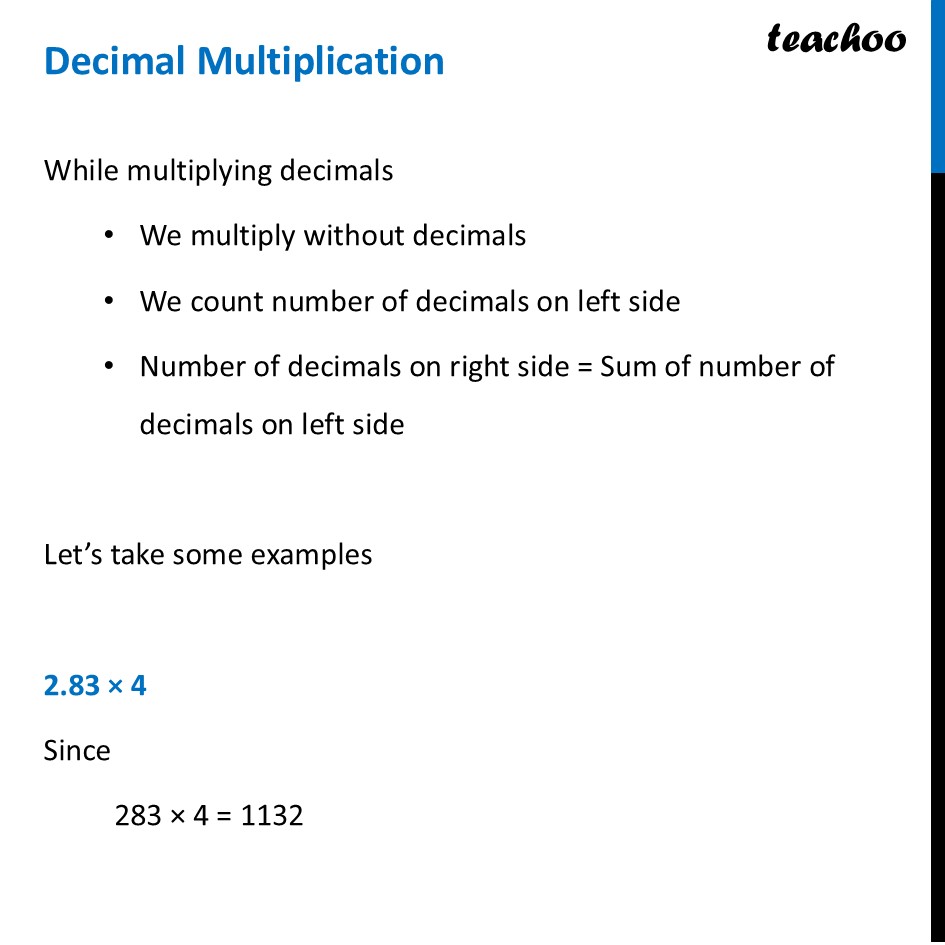 Decimal Multiplication - Explanation with 4+ Examples [Ganita Prakash] - Decimal Multiplication