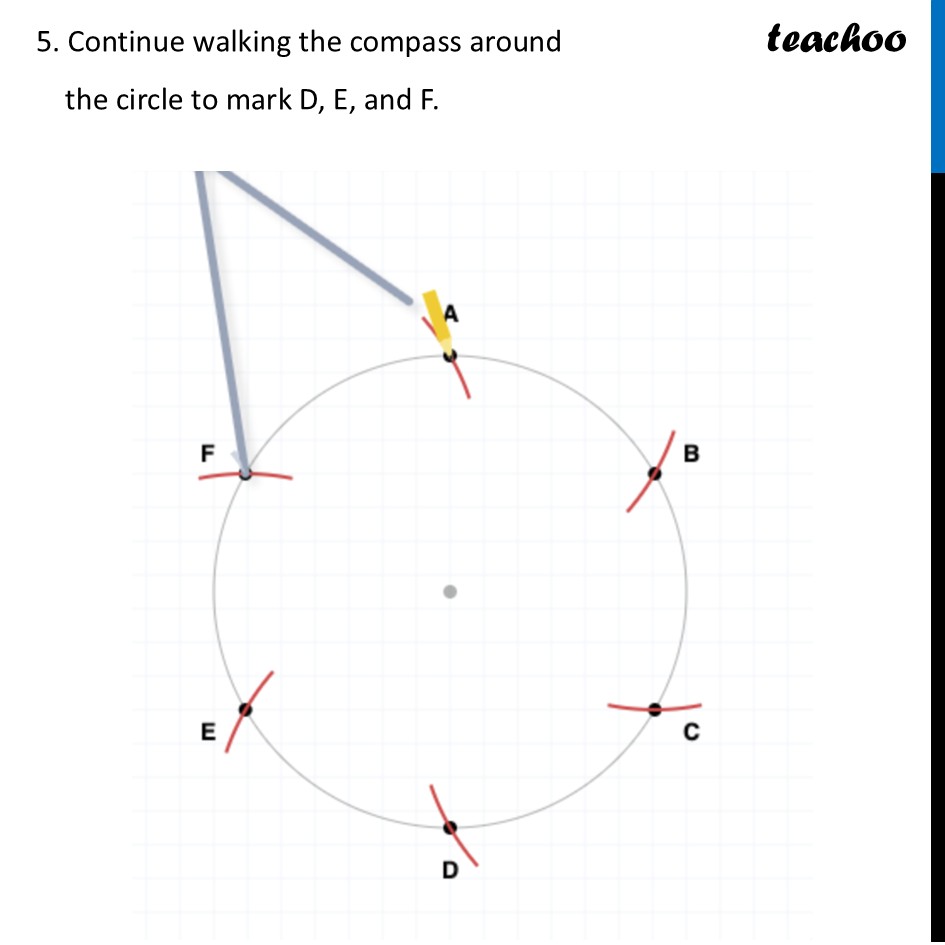 part 6 - Constructing 6-Pointed Star - Constructing Regular Hexagon, Angle 60° and 6-pointed Star - Chapter 6 Class 7 - Constructions and Tilings (Ganita Prakash II) - Class 7 (Ganita Prakash 1, 2 & old NCERT)