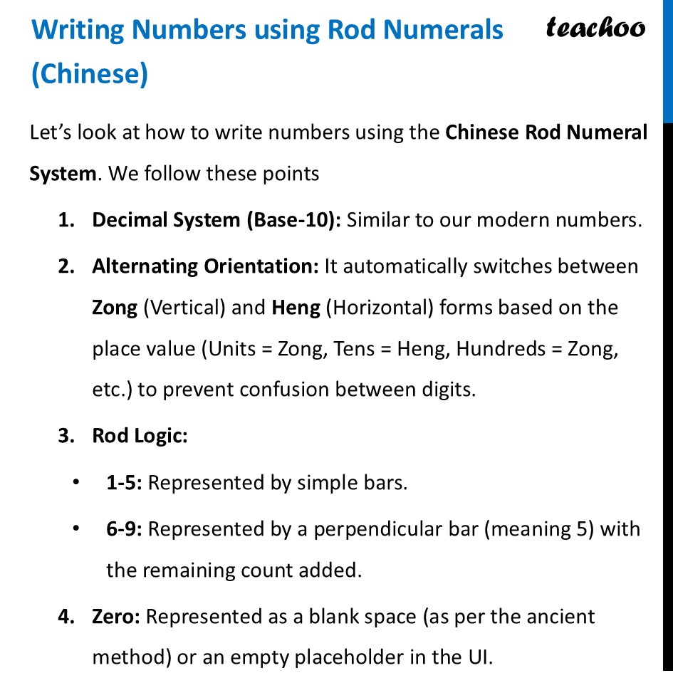 Writing Numbers using Rod Numerals (Chinese) - with 4+ Examples - Chinese Number System