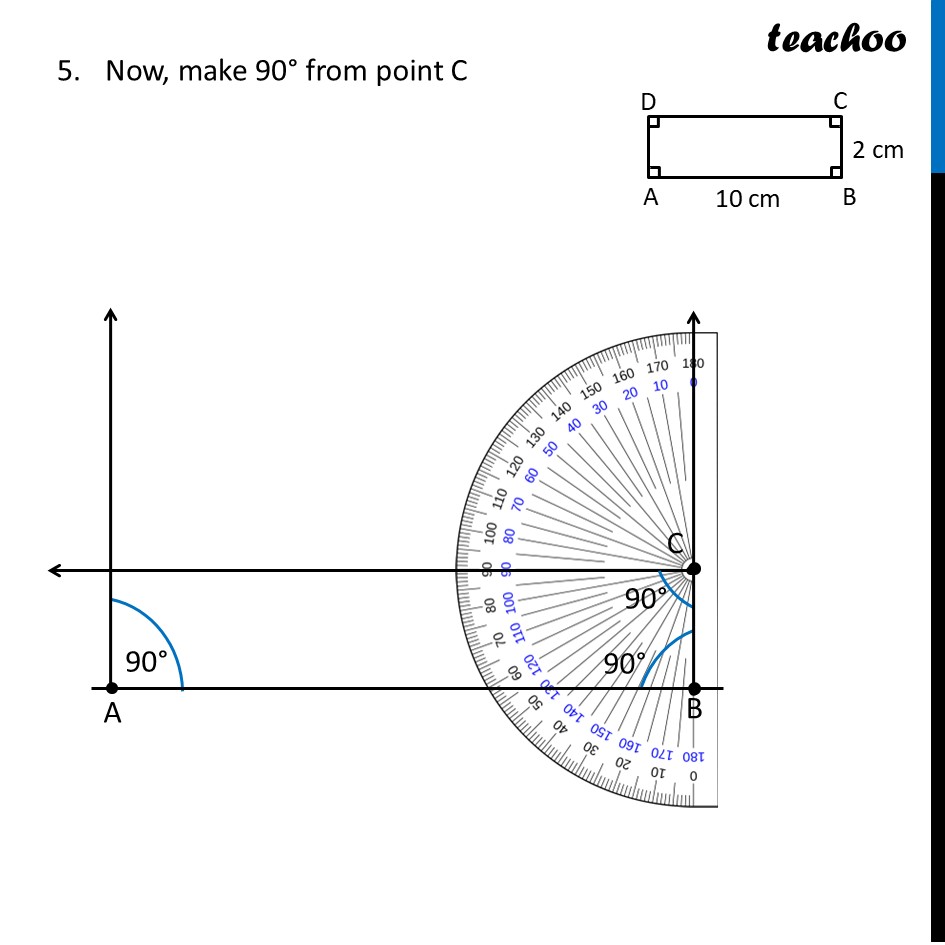 part 6 - Question 2 - Page 197 - Constructing Squares & Rectangles - Chapter 8 Class 6 - Playing with Constructions (Ganita Prakash) - Class 6 (Ganita Prakash & Old NCERT)