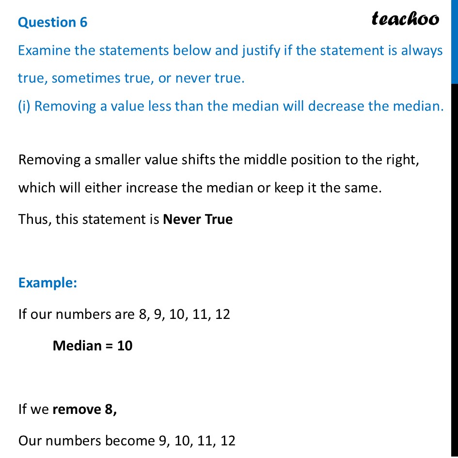 Examine the statements below and justify if the statement is always - Figure it out - Page 113-116